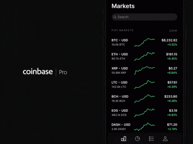 Coinbase lance une application mobile de trading