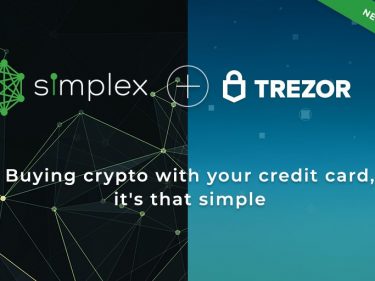 Le portefeuille crypto Trezor ajoute l'achat de cryptomonnaie par carte bancaire avec Simplex