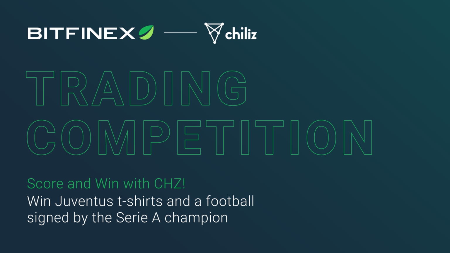 Compétition de Trading Chiliz (CHZ) sur Bitfinex pour les fans de football et de la Juventus
