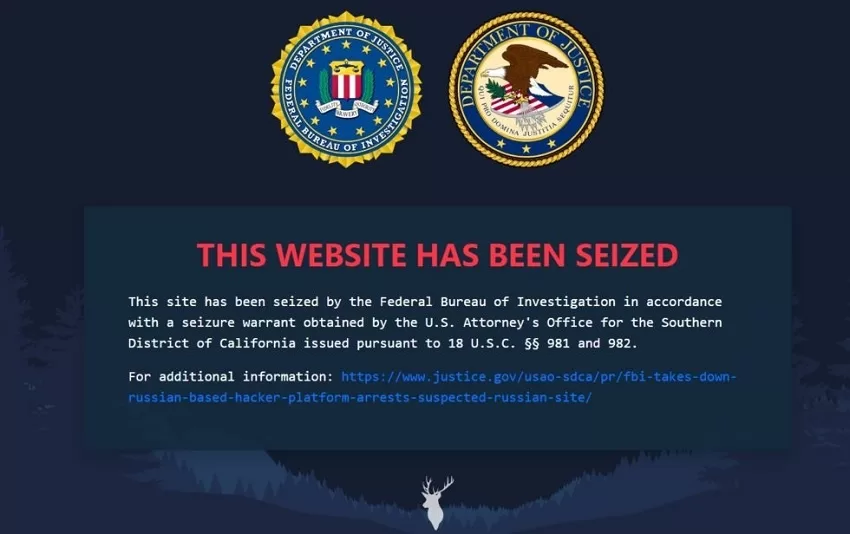 Le FBI saisit et ferme une plateforme de piratage Russe financée notamment en Bitcoin