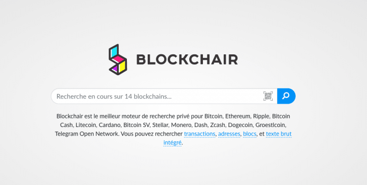 Blockchair, le moteur de recherche blockchain respectueux de la vie privée, est maintenant disponible en français Blockchair,