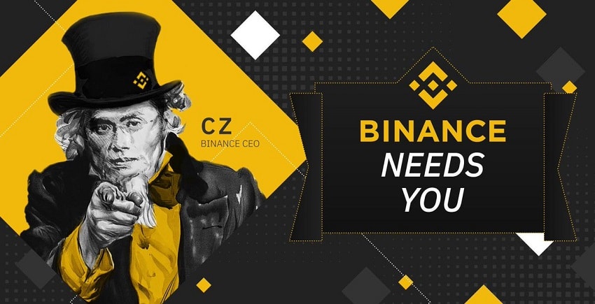 Offres d'emploi blockchain et jobs crypto en plein boom, Binance dépasse les 1000 salariés et recrute encore