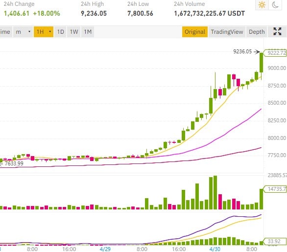 FOMO on Bitcoin before the BTC halving in May 2020 ...