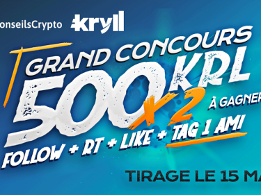 Concours ConseilsCrypto.com sur Twitter 1000 jetons KRL à gagner