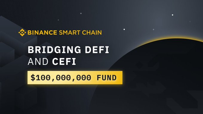 Binance lance un fonds de 100 millions de dollars pour soutenir des projets DeFi