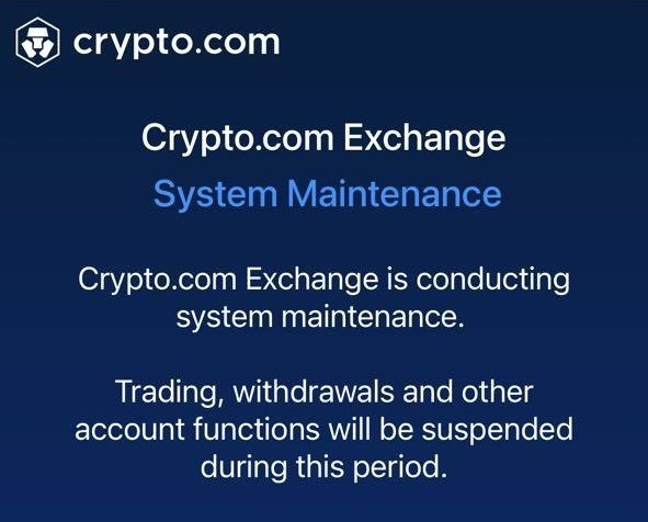 Crypto.com inaccessible suite à un problème technique qui a provoqué la hausse du cours Ethereum à 79 000 dollars !