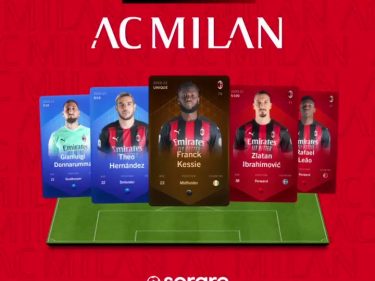 Le club de football AC Milan arrive sur la plateforme de jeu blockchain Sorare