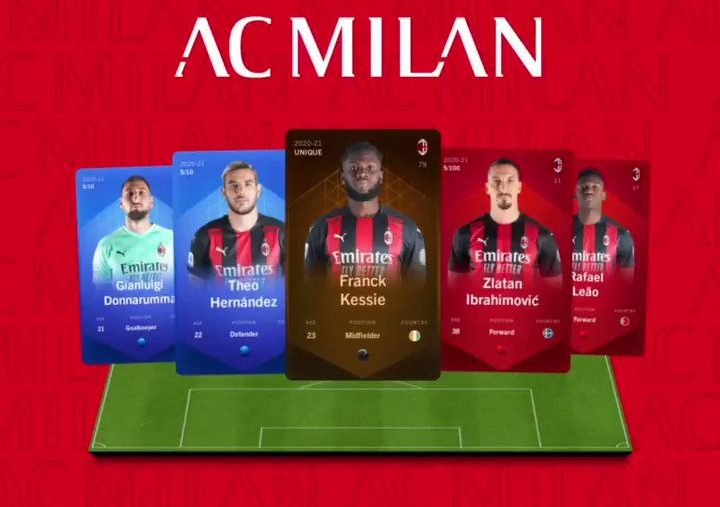 Le club de football AC Milan arrive sur la plateforme de jeu blockchain Sorare