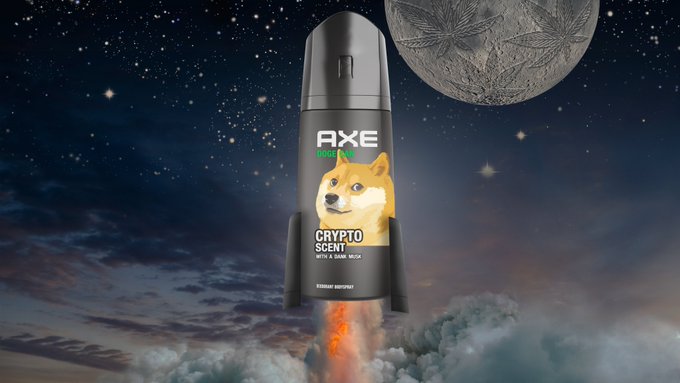 La célèbre marque Axe pourrait lancer un déodorant inspiré de Dogecoin appelé Dogecan