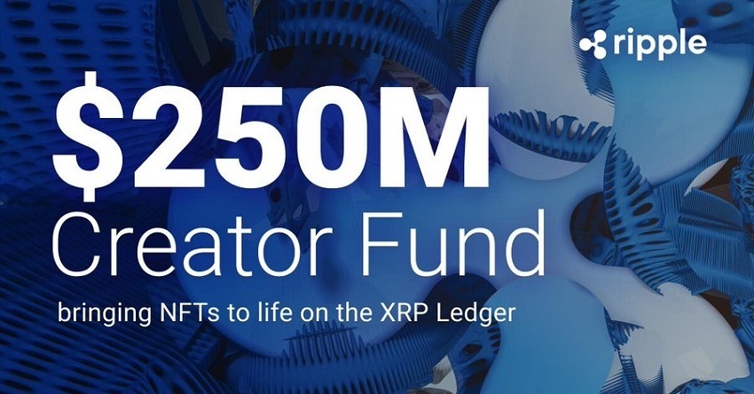 Ripple annonce le lancement d'un fonds de 250 millions de dollars pour promouvoir la création de NFT sur XRP Ledger