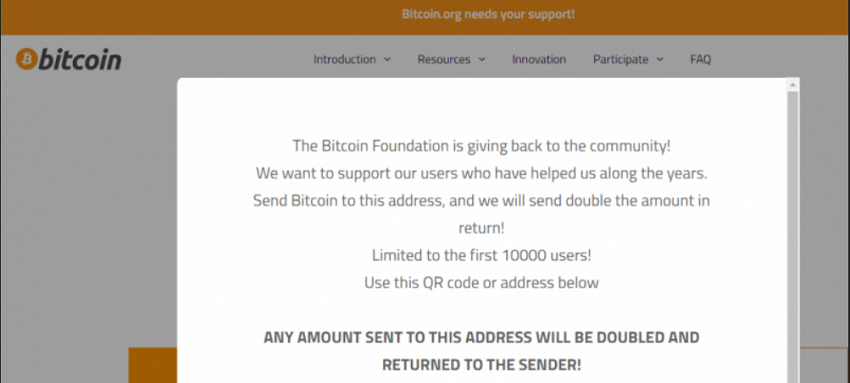 bitcoin org piraté par escrocs