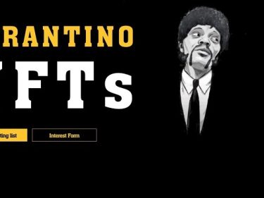 Quentin Tarantino NFTs for Pulp Fiction website: https://tarantinonfts.com/