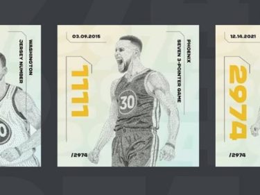 La star de basketball NBA Stephen Curry lance ses premiers NFT, la Collection 2974