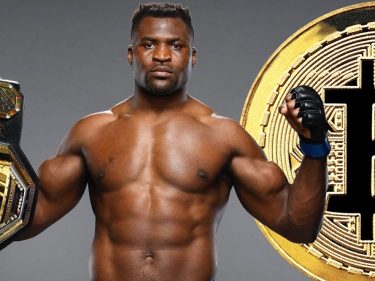 Francis Ngannou, champion du monde des poids lourds UFC, fait la promotion du Bitcoin sur son compte twitter