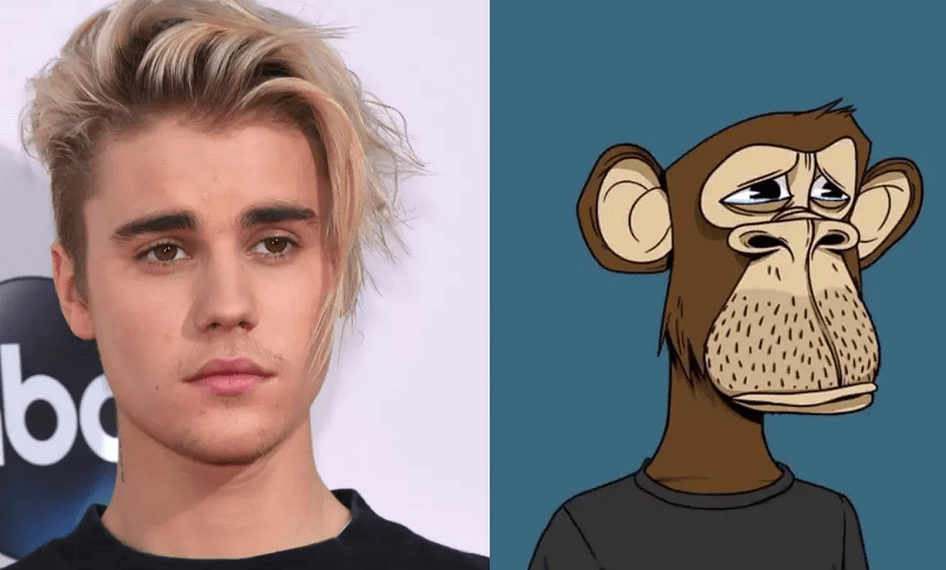 Justin Bieber achète un NFT Bored Ape pour 500 ETH (Plus d