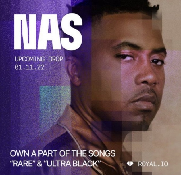 Le rappeur Nas va vendre des NFT donnant des droits partiels sur deux de ses chansons