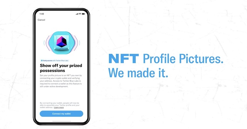 Twitter permet à certains utilisateurs de mettre leur NFT en photo de profil