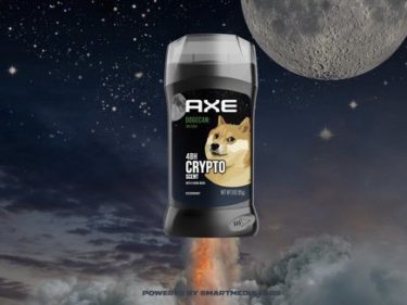 Axe lance un stick déodorant dédié au Dogecoin (DOGE)