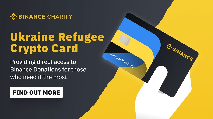 Binance lance une carte bancaire crypto pour les réfugiés ukrainiens
