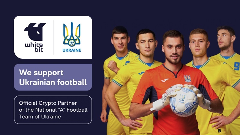 L'échange WhiteBit devient le partenaire crypto officiel de l'équipe nationale de football d'Ukraine