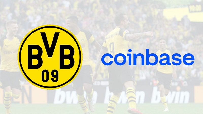L'échange crypto Coinbase prolonge son contrat de sponsoring avec le club de football allemand Borussia Dortmund