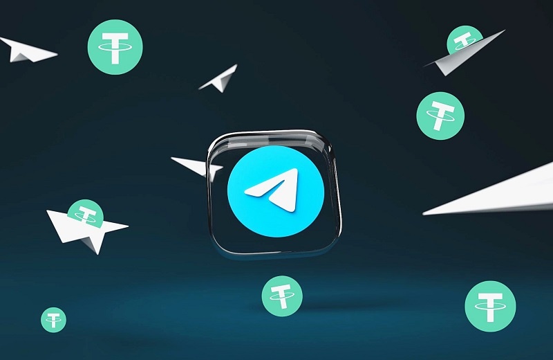 Les utilisateurs de l'application de messagerie Telegram peuvent désormais s'envoyer des stablecoins USDT via le réseau blockchain Tron