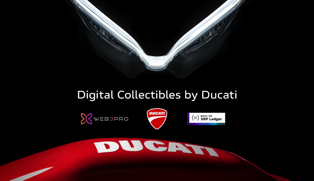 Ducati va présenter ses premiers NFT émis sur le réseau blockchain XRP Ledger de Ripple