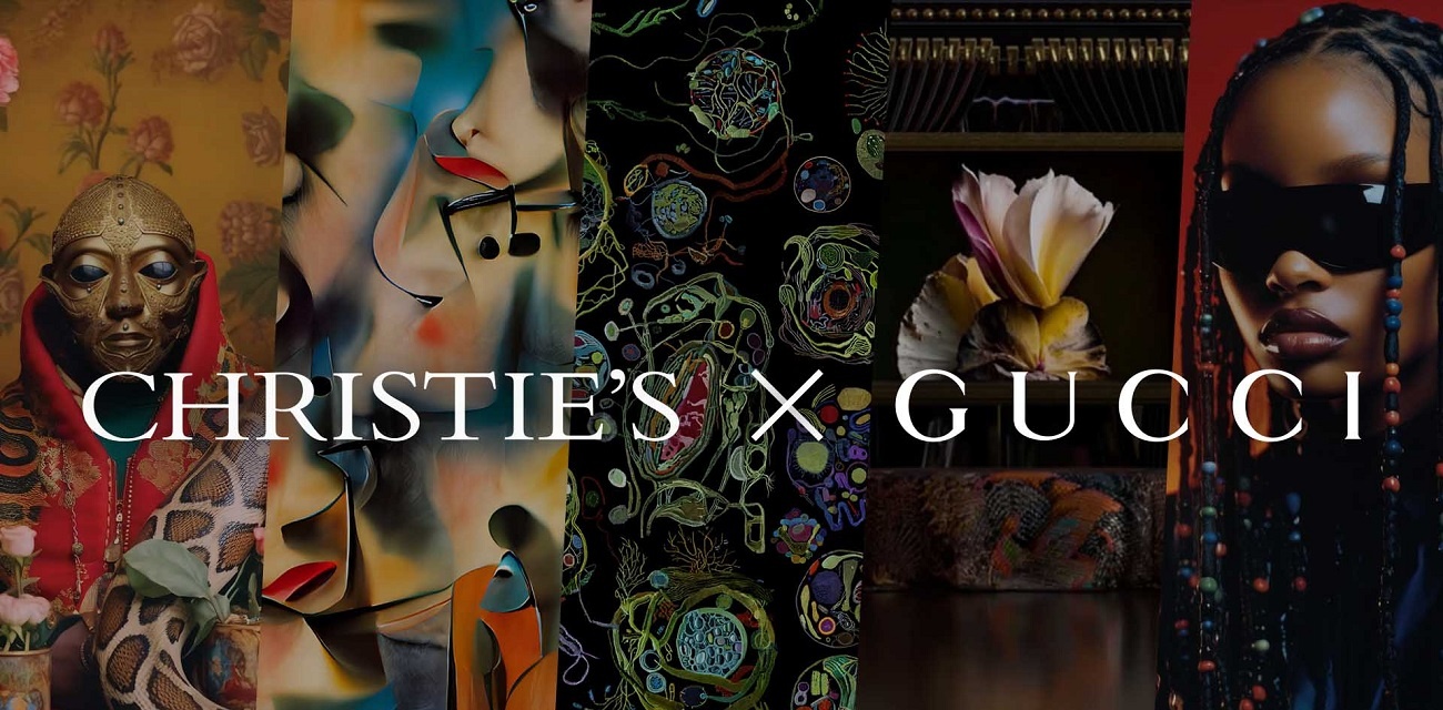 La marque de mode de luxe Gucci s'associe à la maison de vente aux enchères Christie's pour lancer une nouvelle collection de NFT