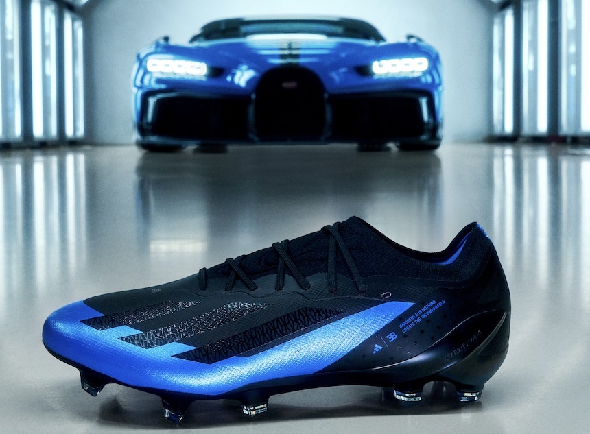 Adidas s'associe à Bugatti pour lancer une chaussure de football vendue en édition limitée accompagnée de son jumeau numérique sous forme de NFT
