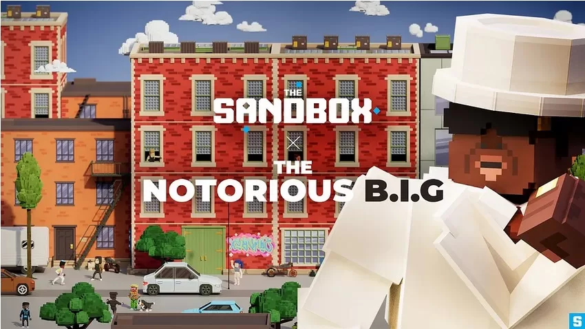 Warner Music et le jeu blockchain The Sandbox (SAND) lance un espace virtuel métavers dédié à la légende du rap The Notorious B.I.G