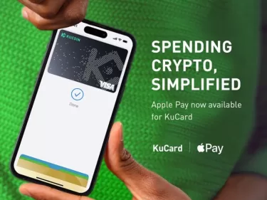 KuCard, la carte de débit crypto de KuCoin, permet désormais de payer avec Apple Pay
