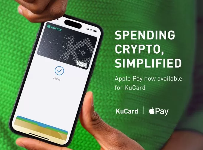 KuCard, la carte de débit crypto de KuCoin, permet désormais de payer avec Apple Pay