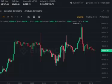 Le cours BTC monte à 49000 dollars après le lancement du trading des ETF Bitcoin spot