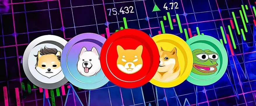 Hausse surprise des mème coins PEPE, BONK, FLOKI, Dogecoin (DOGE), DogWifHat (WIF) et Shiba Inu (SHIB)