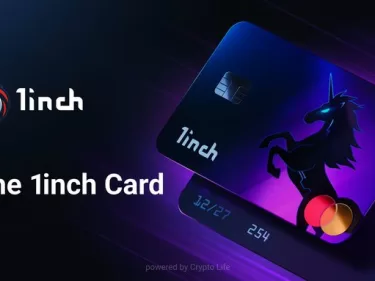 L'échange crypto décentralisé 1inch lance une carte de débit crypto avec Mastercard