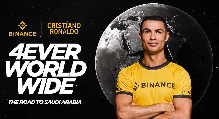 Binance annnonce le lancement de la 4e collection de NFT dédiée à la star du football Cristiano Ronaldo