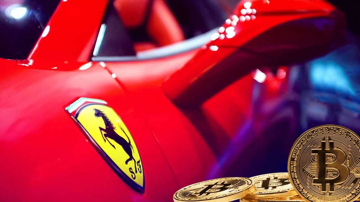 Ferrari va accepter le paiement en Bitcoin (BTC) et crypto-monnaie en Europe