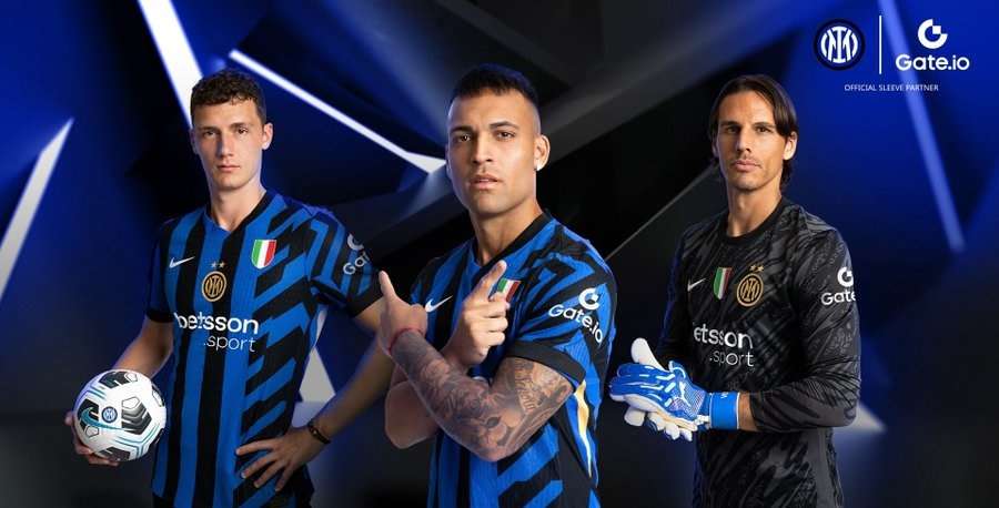 L’échange crypto Gate io devient l’un des sponsors du club de football Inter Milan