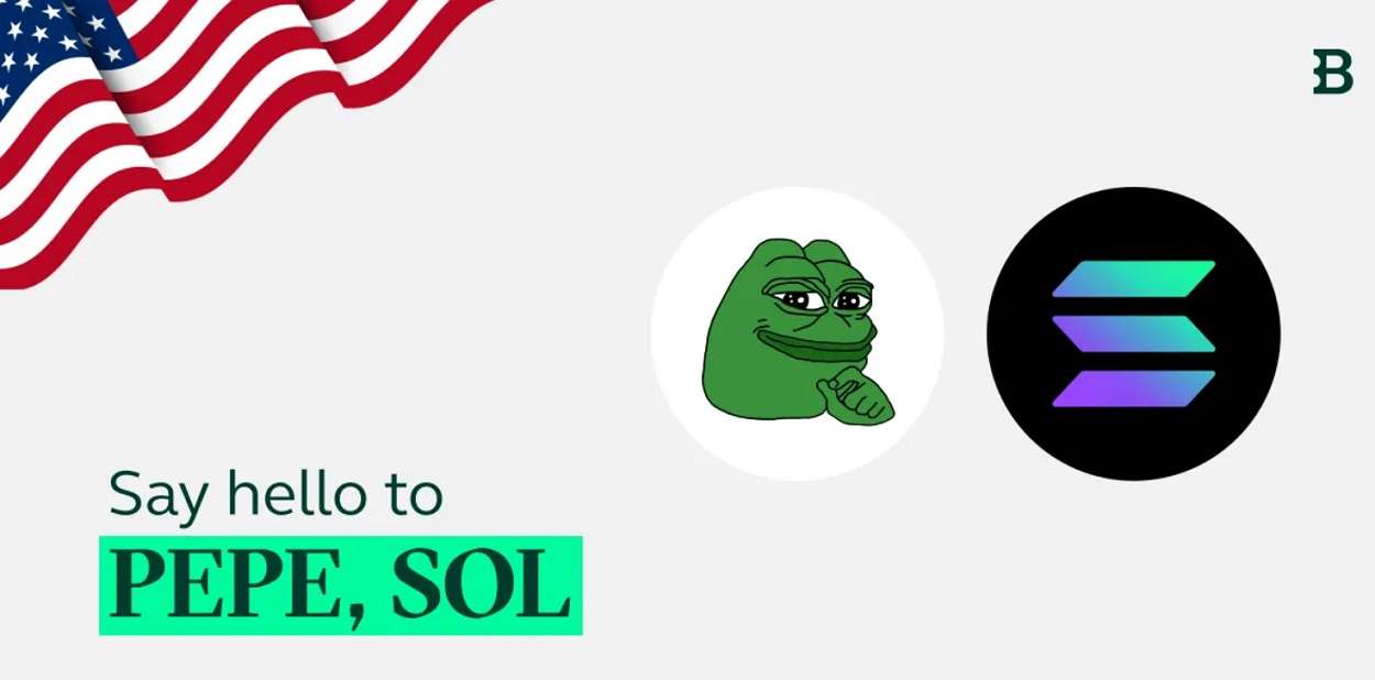 L'échange crypto Bitstamp a listé PEPE et Solana (SOL) aux Etats-Unis