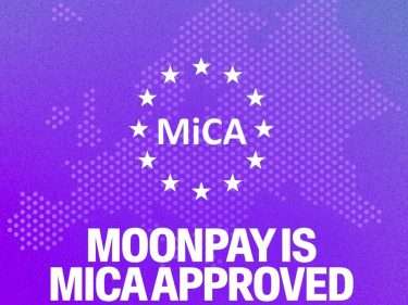 Le processeur de paiement crypto MoonPay a obtenu l'approbation MiCA en Europe