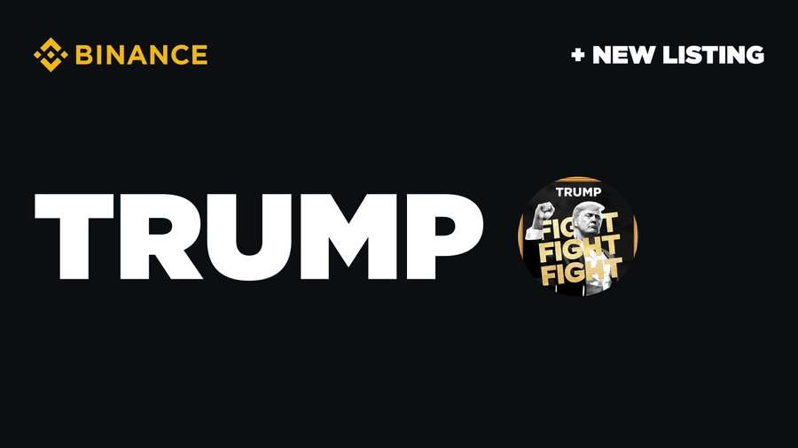 Binance va lister la cryptomonnaie de Donald Trump, le memecoin OFFICIAL TRUMP (TRUMP)