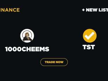 L'échange crypto Binance a lancé le trading des jetons Cheems (1000CHEEMS) et Test (TST)