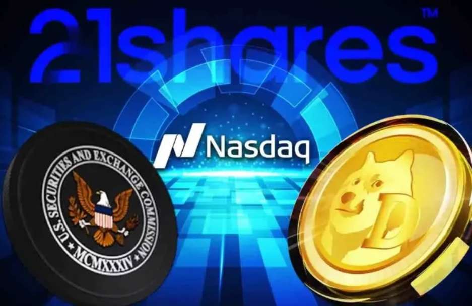 Le Nasdaq a déposé une demande auprès de la SEC afin de pouvoir lancer la cotation de l’ETF Dogecoin (DOGE) de 21Shares