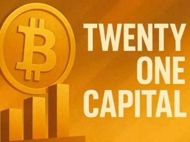 La société Twenty One Capital annonce l'achat de 4812 bitcoins (BTC)