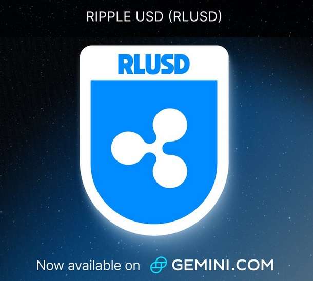 L’échange crypto américain Gemini a listé le stablecoin RLUSD de Ripple (XRP)